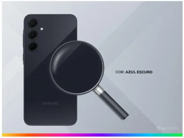 Smartphone Samsung Galaxy A35 256GB Azul Escuro 5G 8GB RAM 6,6" - Image 3